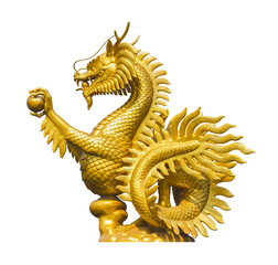 Obraz premium Golden Dragon