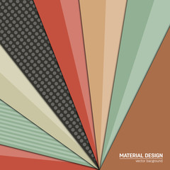 Vector material design background. Abstract creative concept layout template. For web and mobile app, paper art illustration design. style blank, poster, booklet. Motion wallpaper element. Flat ui