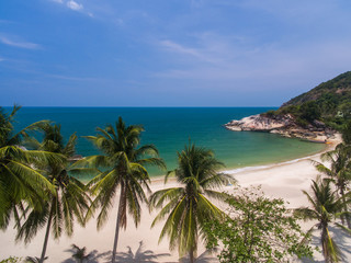 Beach view of koh Phangan Thailand