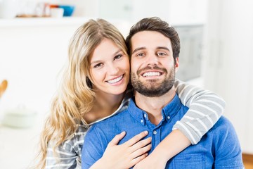 Fototapeta premium Young couple embracing each other