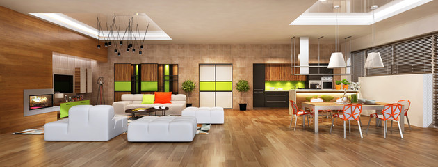 Modern house interior