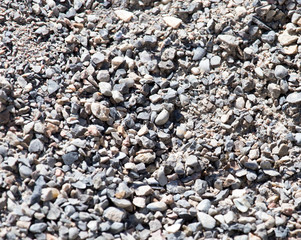 background of gravel and sand