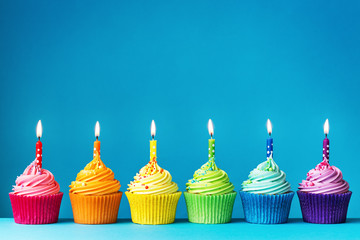 Birthday cupcakes