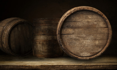 background of barrel