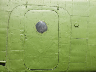 Fragment of the fuselage skin of the aircraft AN-2