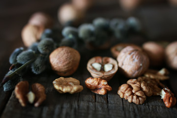 walnuts, whole and peeled
