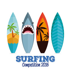 Fototapeta premium Surfboards