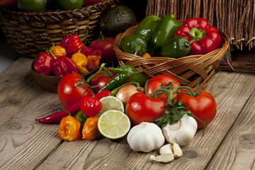 assorted kinds of vegetable ingredients