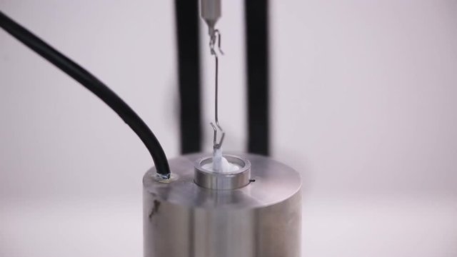 The viscometer working