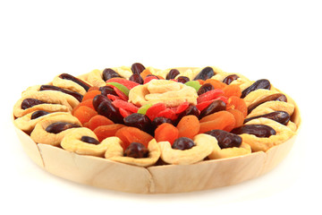 dried color fruits