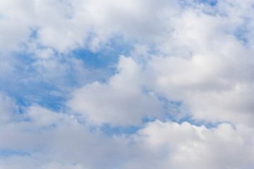 Fototapeta premium background of clouds against blue sky