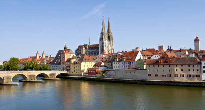 Panorama Regensburg 