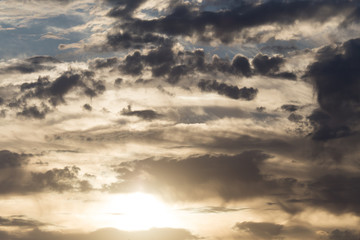 Fototapeta premium beautiful clouds at dawn