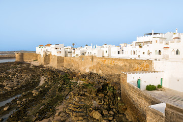 Whitewashed city of Asilah in North Africa. © Anette Andersen