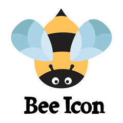 Cartoon bee icon