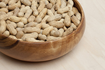 bowl of fresh peanuts
