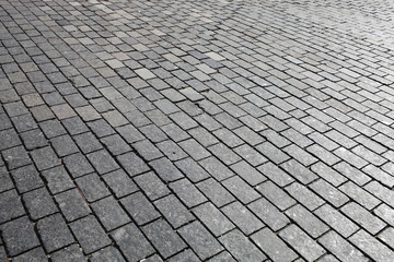 Stone pavement texture