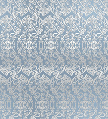 Abstract seamless pattern floral style