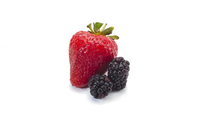 Strawberry with Blackberries