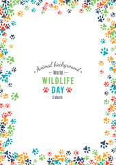  background of world wildlife day