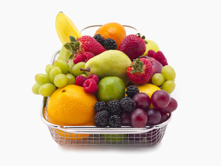 full basket of fruit