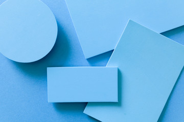 Complementary color background web design imitating the straight lines and curves of the material...
