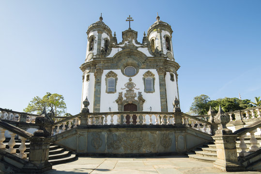 S&atilde;o Francisco de Assis Church at S&atilde;o Jo&atilde;o Del Rey - Minas Ger