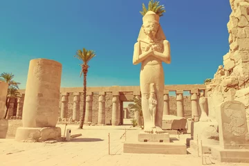Foto op Plexiglas Africa, Egypt, Luxor, Karnak temple © Pakhnyushchyy