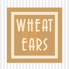 Wheat icon. grain design. Agriculture concept