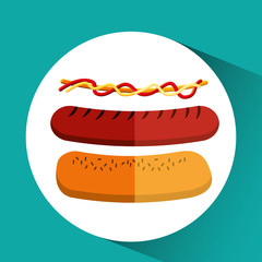 delicious fast food design 