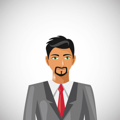 Businessman design. Corporate concept. Businessman icon