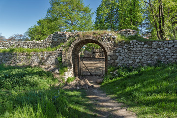 Entrance and Southeastern walls of Pirot Fortress, Republic of Serbia