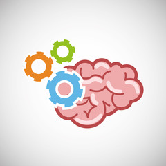 Creative design. Think concept. Mind icon