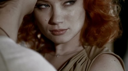 Close up of Attractive young couple kissing engaged in foreplay touching each other