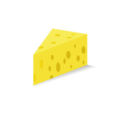 piece of cheese colored web icon