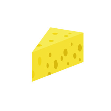 piece of cheese colored web icon