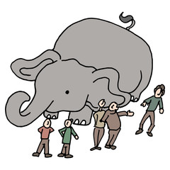 community of people elephant in the room