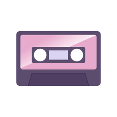 Vintage Audio Cassette Simple Icon
