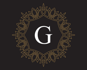 G  Monogram Vintage Classic Letter Logo for Luxury  Business