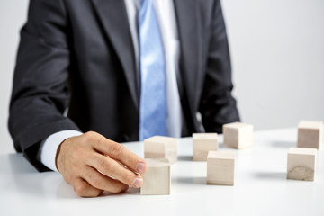 Concept of business hierarchy and human resources