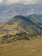 Mountains Landscape Quito Ecuador