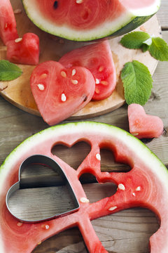 Watermelon slices