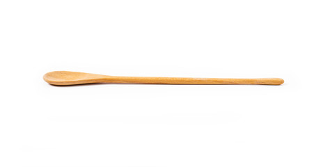 Kitchen wood utensil isolated on white background