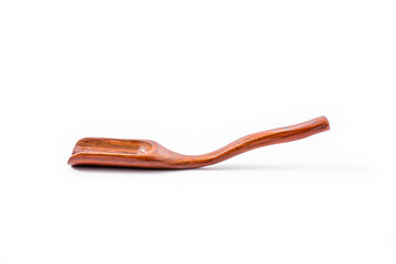 Kitchen wood utensil isolated on white background