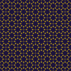 Elegant antique gold brown and blue background 364_round dot circle cross line
