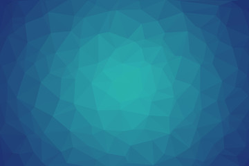 blue geometric rumpled triangular low poly origami style gradien