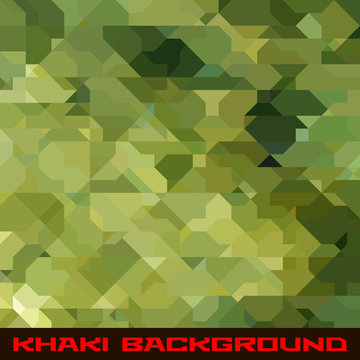 Khaki background with geometric stains