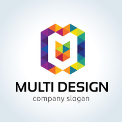 Business corporate letter M logo design vector. Colorful letter M logo vector template. Letter M logo for technology. marketing logo,media logo design.