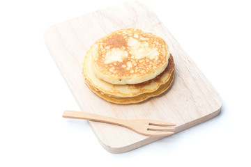 Fresh hot homemade pancakes