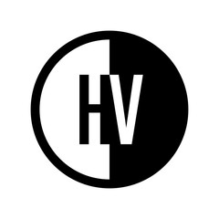 INITIAL CIRCLE HALF LOGO